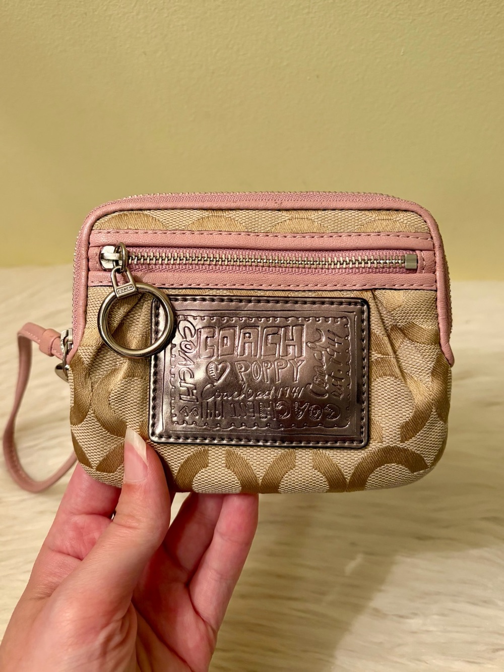 Vintage Coach Poppy Wristlet